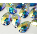 Teardrop Ab Color Sew on Stones for Wedding Dress